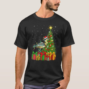 Camiseta P Bird navidad Papá Noel Árbol de Navidad