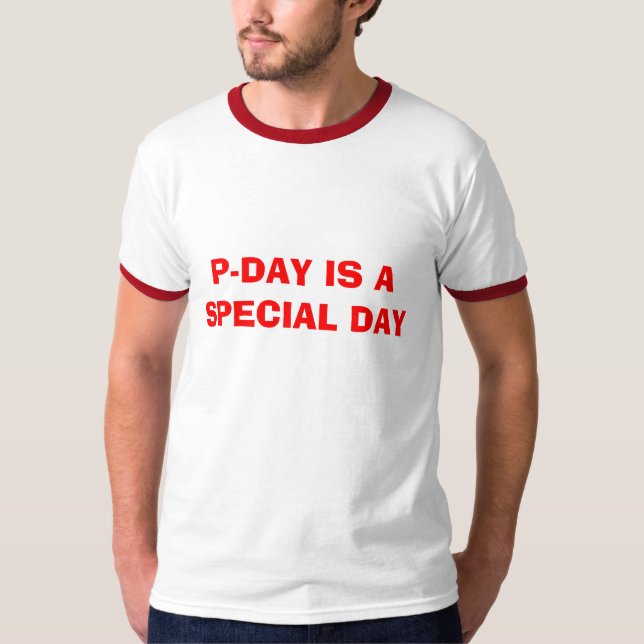 CAMISETA P-DAY ES UN DÍA ESPECIAL (Anverso)
