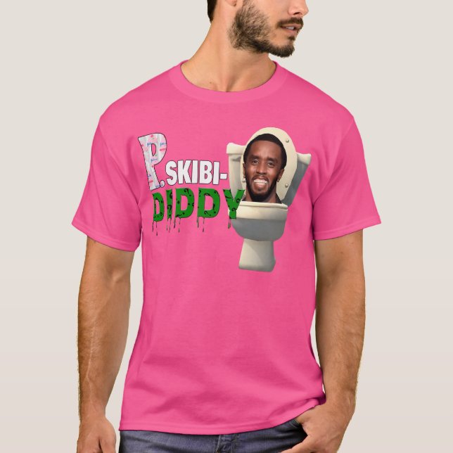 Camiseta P Diddy Skibidi Toilet (Anverso)