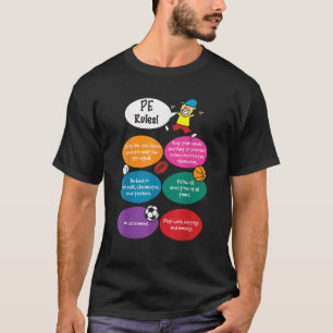 Camiseta P E Reglas Educación Física Maestro PE