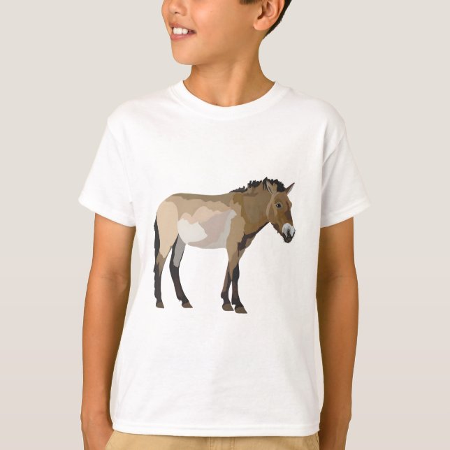 Camiseta P es el caballo Przewalski (Anverso)