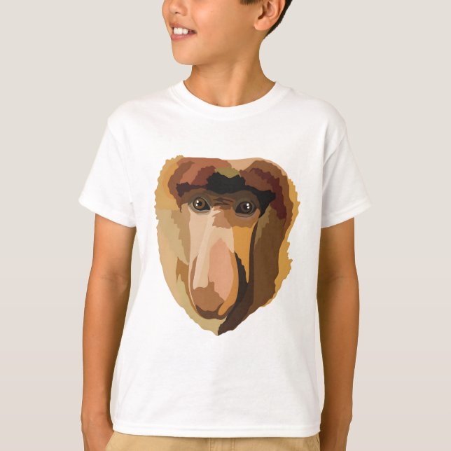 Camiseta P es para el Mono Proboscis (Anverso)