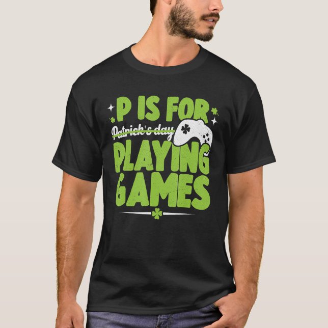 Camiseta P Es Para Jugar Juegos De Sta Patrocinadores Día D (Anverso)
