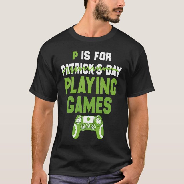 Camiseta P Es Para Jugar Juegos De Sta Patrocinadores Día H (Anverso)