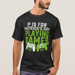 Camiseta P es para jugar juegos jugador de juegos día de Sa