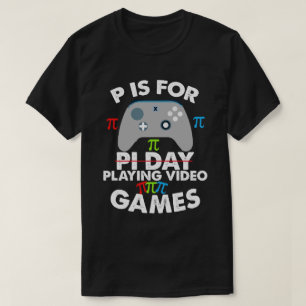 Camiseta P es para jugar videojuegos