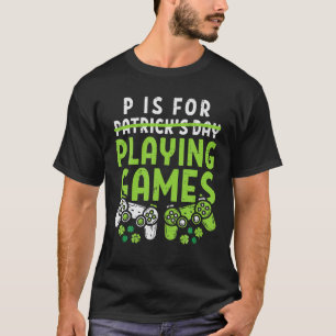 Camiseta P Es Para Jugar Videojuegos Niños Hombres Gamer St