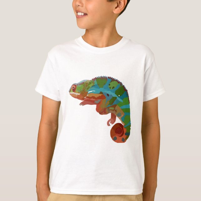 Camiseta P es para Panther Chameleon (Anverso)