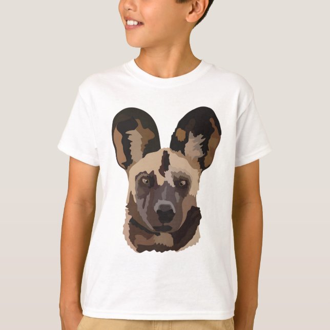 Camiseta P es para perro pintado (Anverso)