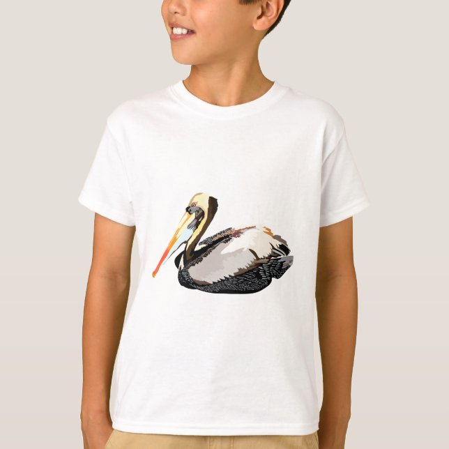 Camiseta P es para Peruvian Pelican (Anverso)