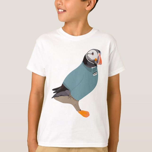 Camiseta P es para Puffin (Anverso)