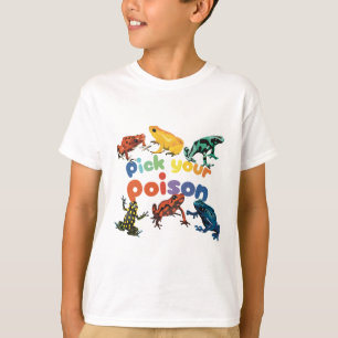 Camiseta P es para veneno Dart Frog