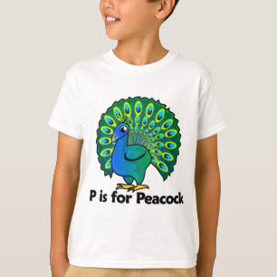 Camiseta P está para el pavo real