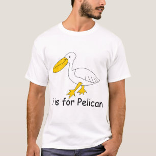 Camiseta P está para el pelícano
