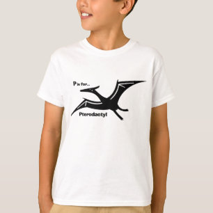 Camiseta P está para el Pterodactyl