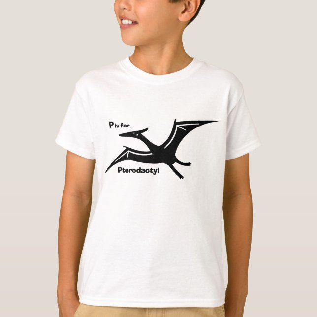 Camiseta P está para el Pterodactyl (Anverso)