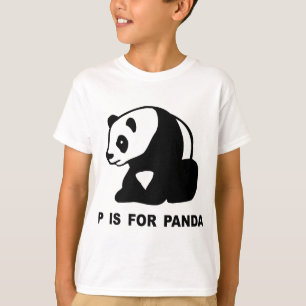Camiseta P está para la panda