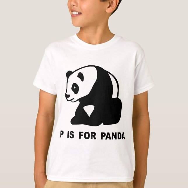 Camiseta P está para la panda (Anverso)