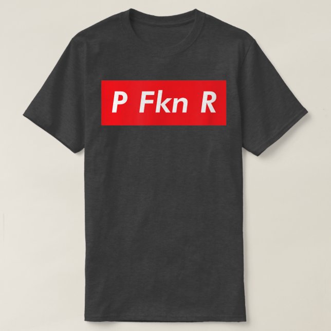 Camiseta P FKN R Puerto Rico Fan Funny Meme Urban Slang Spa (Diseño del anverso)