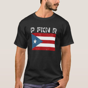 Camiseta P Fkn R Puerto Rico Fan Meme Urbano Jerga Española
