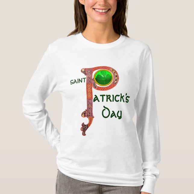 CAMISETA P MONOGRAMA CELÁTICO DEL DÍA DE SAN PATRICK CON SH (Anverso)