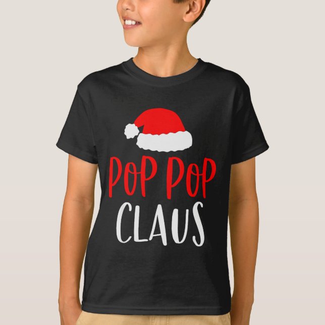 Camiseta P P Claus Shirt Funny Christmas Pajamas Pjs Grandp (Anverso)