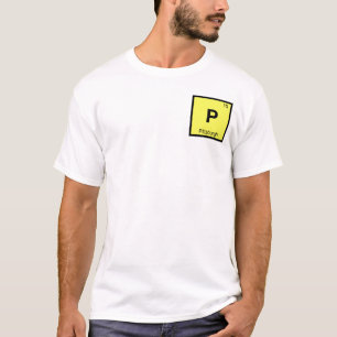 Camiseta P - Pittsburgh Pensilvania Símbolo Químico