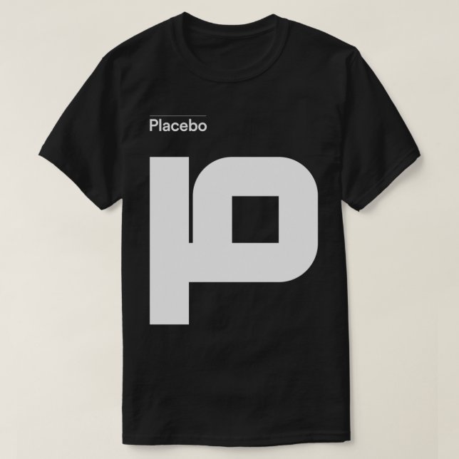 Camiseta P Placebo (Diseño del anverso)