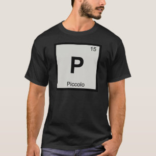 Camiseta P - Símbolo de la tabla periódica de música de Pic