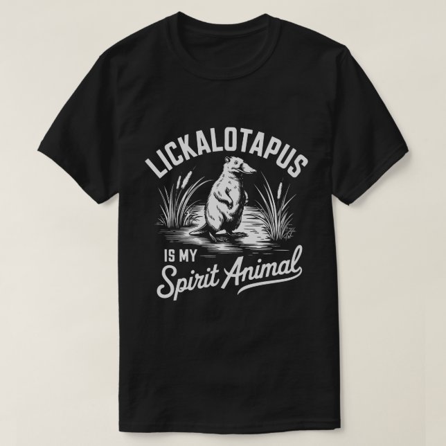Camiseta PA19 - Lickalotapus es gracioso el meme animal de  (Diseño del anverso)