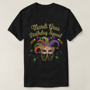 Camiseta PA26 Feliz cumpleaños Mardi Gras Mardi Gras equipo