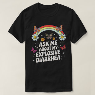 Camiseta PA40 Pregúntame sobre mi explosiva diarrea, efigie