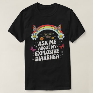 Camiseta PA40 Pregúntame sobre mi explosiva diarrea, efigie