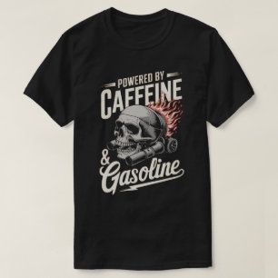 Camiseta PA45 Energizado por Caffeine y Gasolina Auto