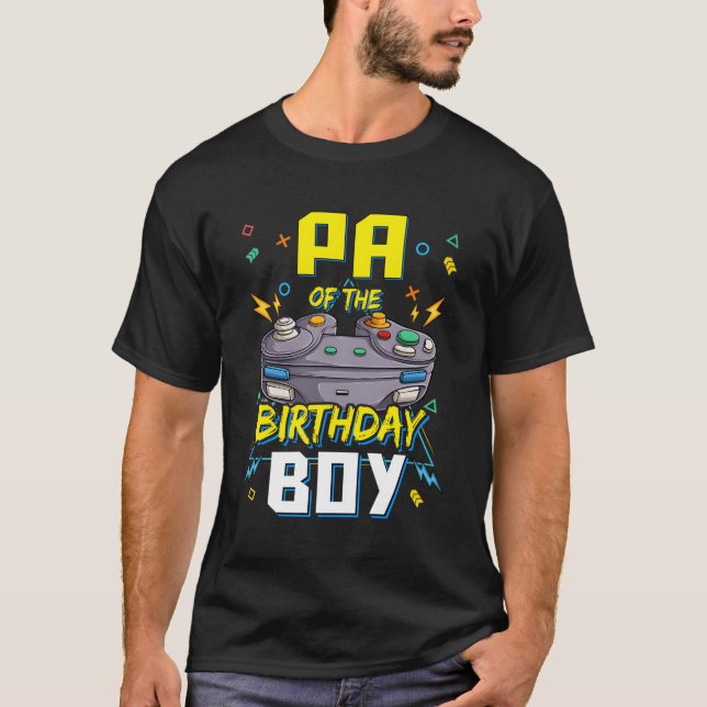 Camiseta Pa De Dad Video Gamer Py (Anverso)