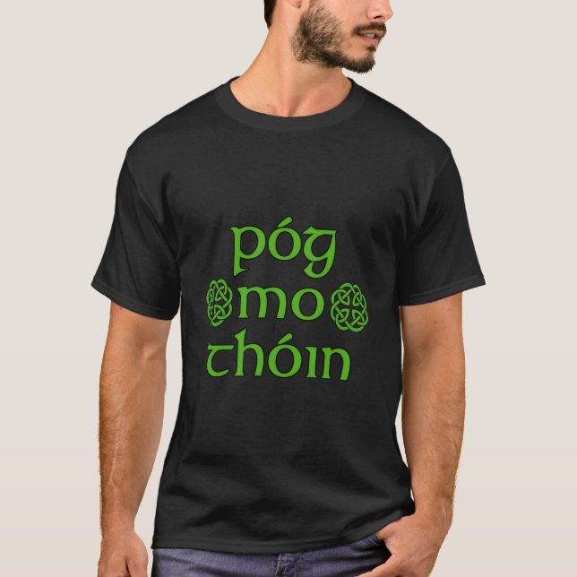 Camiseta Pã ³ G Mo Thã ³ Con Nudos Celtas (Anverso)