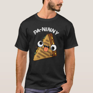 Camiseta Pa-ninny Funny Panini Pun Dark BG