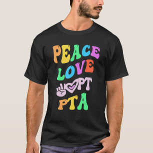 Camiseta PAACE LOVE PTA Retro Asociación de Maestros Gr