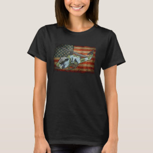 Camiseta Pabellón de avión de transporte militar AH 1Z Vipe