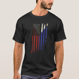 Camiseta Pabellón filipino-estadounidense Orgullo de Filipi