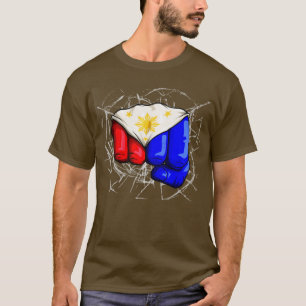 Camiseta Pabellón Filipino Ping Laban Lang Pinoy De