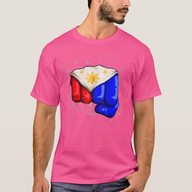 Camiseta Pabellón Filipino Ping Laban Lang Pinoy De (Anverso)