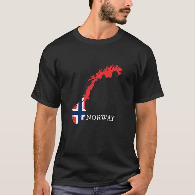 Camiseta Pabellón Noruega (Anverso)
