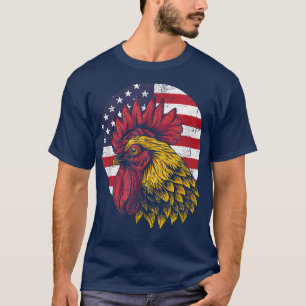 Camiseta Pabellón Patriótico Bandera Estadounidense 4 De Ju