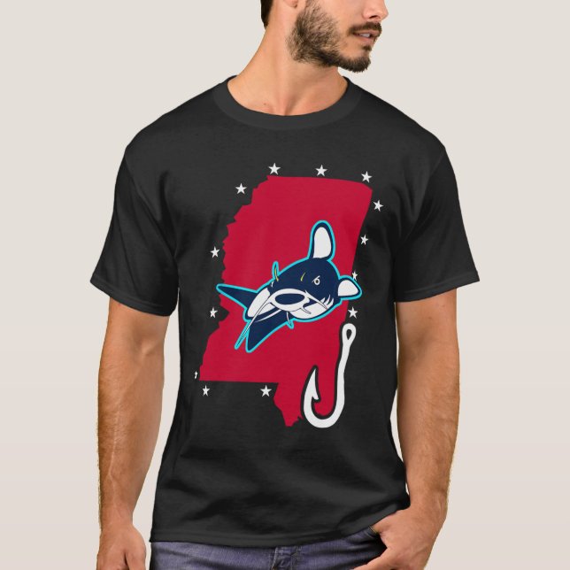 Camiseta Pabellón Pesquero De La Pesquera De La Mississippi (Anverso)