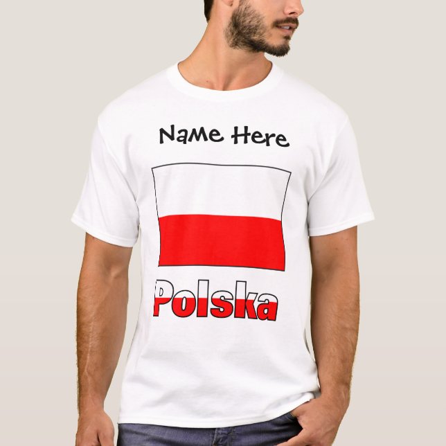 Camiseta Pabellón polaco (Anverso)