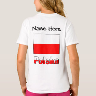 Camiseta Pabellón polaco personalizado