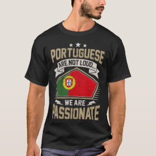 Camiseta Pabellón portugués de Chicas y mujeres apasionadas