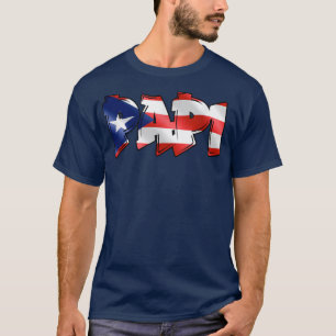 Camiseta Pabellón puertorriqueño de Mens Papi Padre Bo