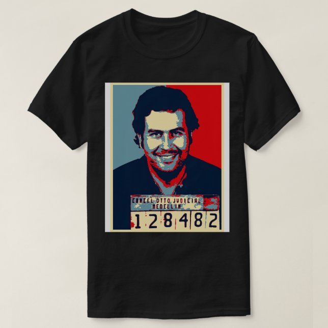 Camiseta Pablo Escobar (Diseño del anverso)